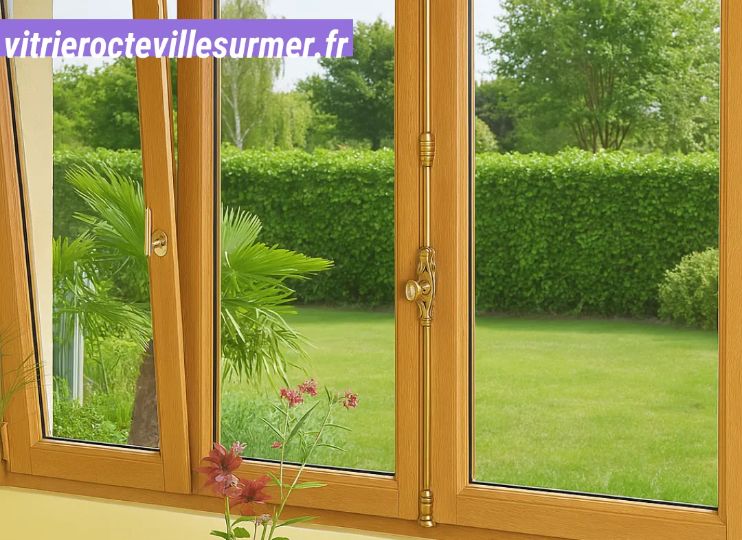 Installation de fenêtre en bois sur mesure Octeville-sur-Mer